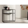 Georgetown sidobord 30 x 80 cm - Svart