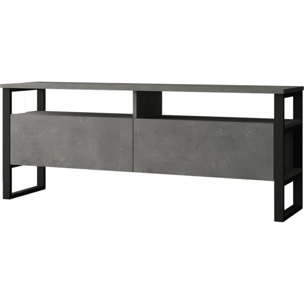 Luvio TV-bnk 11 - Silver/svart