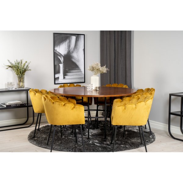 Halmstad karmstol - Gul Halmstad karmstol - Gul