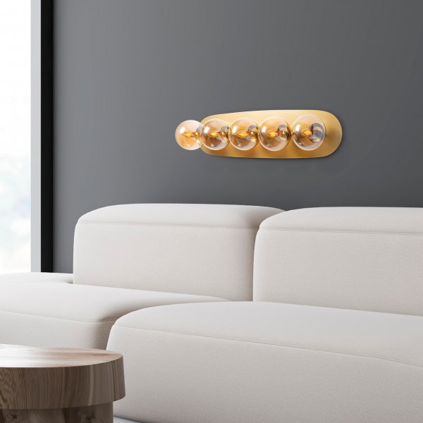 Well wandlamp 11726 - Goud