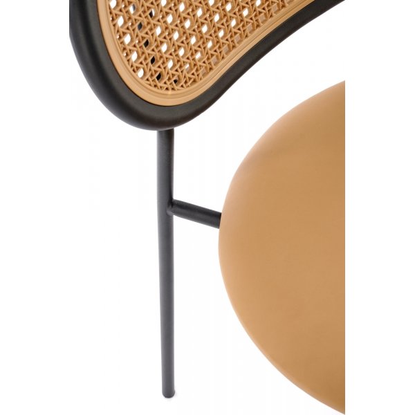 Chaise de salle  manger Cadeira 524 - Marron clair