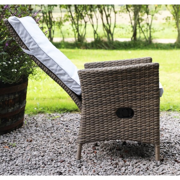 Table de groupe d'extérieur Lysekil avec 6 chaises pliantes Table de groupe d'extérieur Lysekil avec 6 chaises pliantes