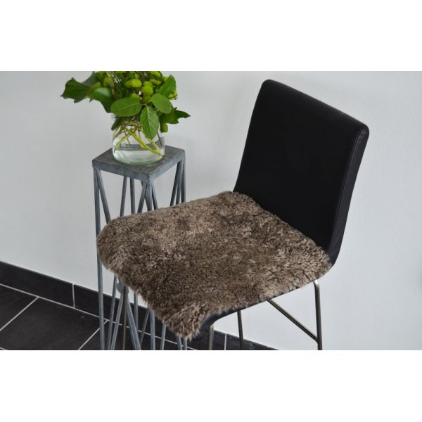 Coussin de chaise Curly peau de mouton Sahara Coussin de chaise Curly peau de mouton Sahara