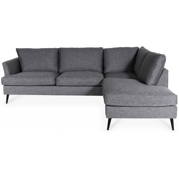 Canapé week-end avec bout ouvert à droite - Gris (tissu) Canapé week-end avec bout ouvert à droite - Gris (tissu)