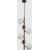 Fasett taklampa 10475 - Svart/antik/vit