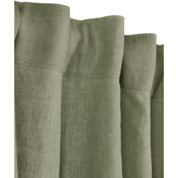Rideau Julie lot de 2 2 x 145 x 280 cm - Vert mousse