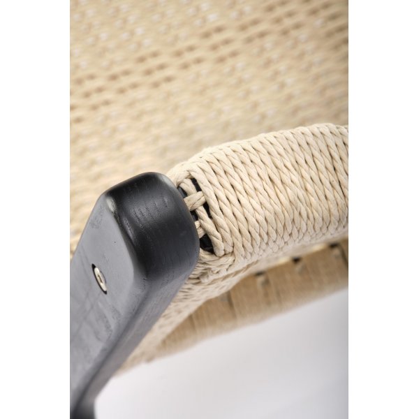 Fauteuil Foden - Beige/noir