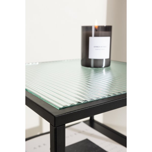 Sao Paulo bijzettafel 40 x 40 cm - Zwart Sao Paulo bijzettafel 40 x 40 cm - Zwart