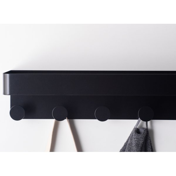 Yin vgghylla med hngare - Svart