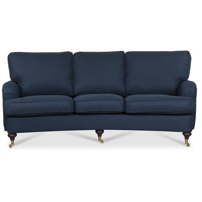 Howard Watford deluxe 4-sits svängd soffa - Blå