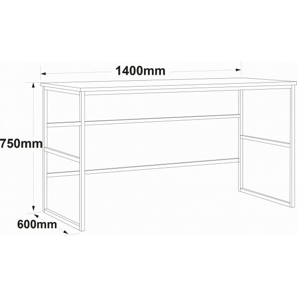 Voyage skrivbord 140x60 cm - Furu Voyage skrivbord 140x60 cm - Furu