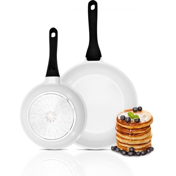 Le Chef stekpannor set om 2 st - Vit / svart