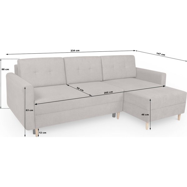 Feliz slaapbank - Bruin Feliz slaapbank - Bruin