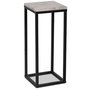 Accent sngbord/piedestal 65 - Svart / beige