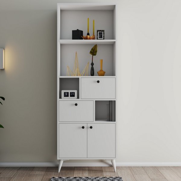 Ninova bokhylla - Vit