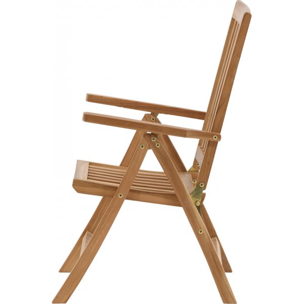 Positionsstol teak - Salt