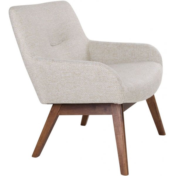 London Fauteuil - Zand/walnoot + Vlekverwijderaar voor meubels London Fauteuil - Zand/walnoot + Vlekverwijderaar voor meubels