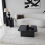 Blues soffbordset 40/40/80 x 40/40/80 cm - Svart