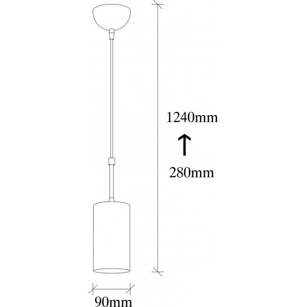 Plafonnier Ken 6397 - Noir/nickel Plafonnier Ken 6397 - Noir/nickel