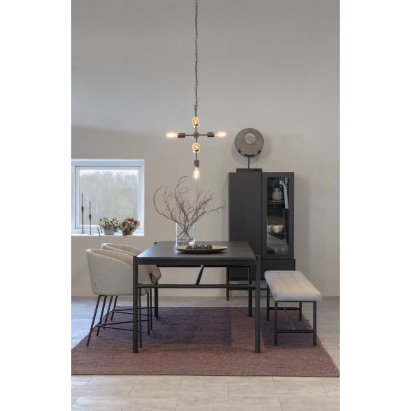 Sigfrid bänk 160 cm - Ljusgrå Sigfrid bänk 160 cm - Ljusgrå