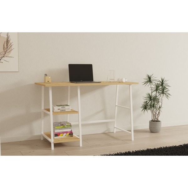 Bibliothque Good - Chne saphir/blanc