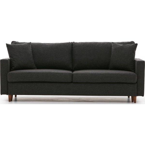 Canap convertible 3 places Eca - Anthracite