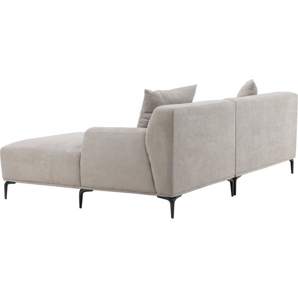 Viskan divansoffa - Svart/Ljusgrå Viskan divansoffa - Svart/Ljusgrå