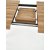 Table  manger extensible Gladwyn avec papillon 140-180 x 85 cm - Noyer/noir