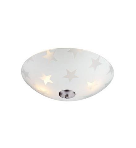Star Taklampa 35 - Frostat glas/Stl