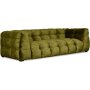 Bill 3-sits soffa i grnt tyg