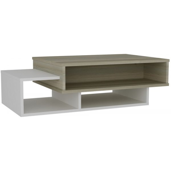 Tab soffbord 105 x 60 cm - Vit/cordoba Tab soffbord 105 x 60 cm - Vit/cordoba
