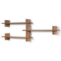 Posh byggbart hyllsystem XL - Lackad ek Posh byggbart hyllsystem XL - Lackad ek