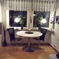 Kundbild Ibiza matbord ø110 cm - Vit/krom: Blev mycket glad över att bordet...