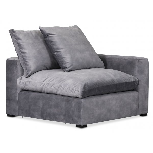 Fiskvik modulsoffa 3-sits soffa - Grå Adore Velour Fiskvik modulsoffa 3-sits soffa - Grå Adore Velour