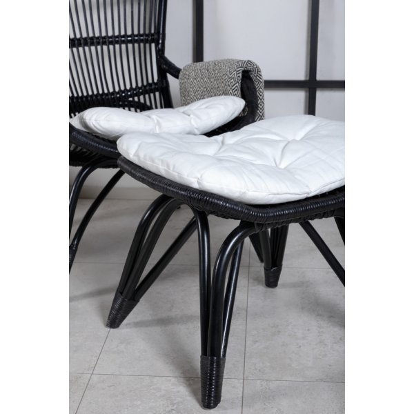 Ella fåtölj - Svart/Offwhite Ella fåtölj - Svart/Offwhite