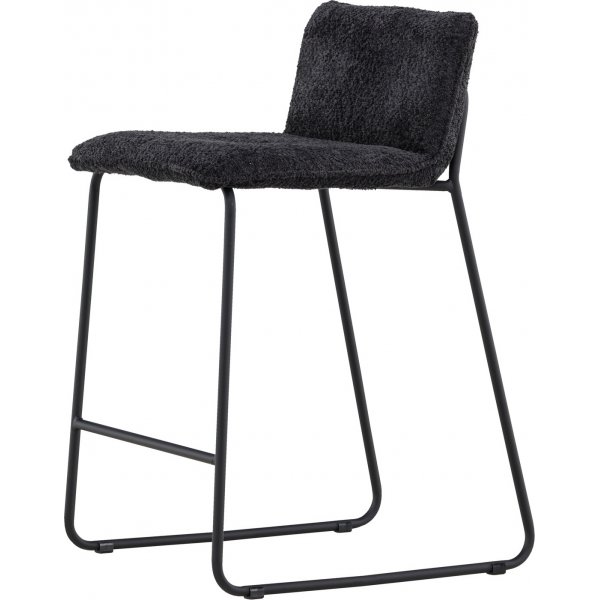 Bisbee barstol - Svart boucl
