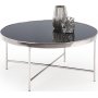 Gunhild soffbord 82 cm - Svart/krom