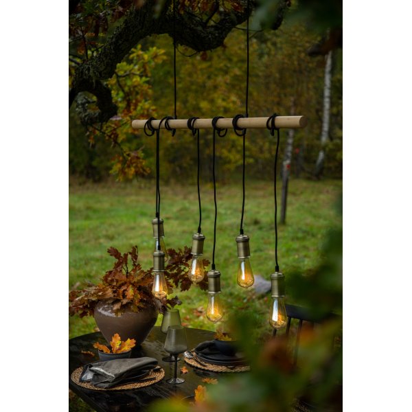 Isaac taklampa - Beige