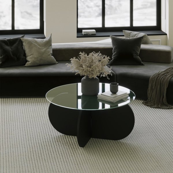 Table basse Bubble Ø75 cm - Noir Table basse Bubble Ø75 cm - Noir