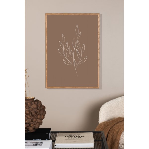 Poster - Drawed leaf Poster - Drawed leaf