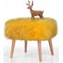 Deer sittpuff - Gul