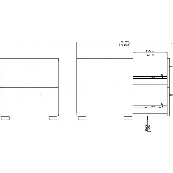 Pepe sängbord - Vit ask Pepe sängbord - Vit ask
