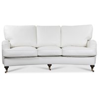 Howard Watford deluxe 4-sits svängd soffa - Vitt PU Howard Watford deluxe 4-sits svängd soffa - Vitt PU
