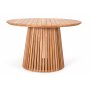 Saltö runt utebord i teak Ø120 cm + Textilskydd för möbler