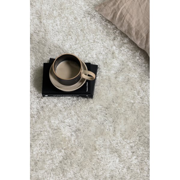 Tapis lustre - Blanc