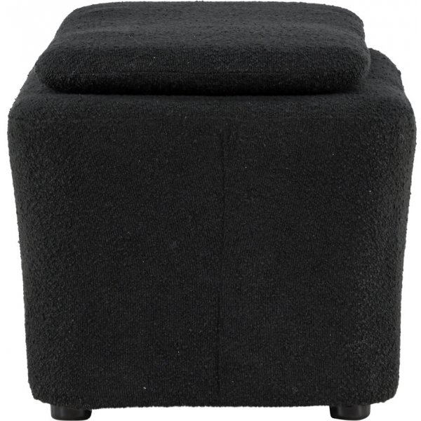 Pouf Laurel - Boucle noire Pouf Laurel - Boucle noire
