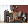 Spurs skrivbord 122x57 cm - Ek/antracit