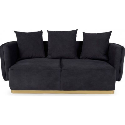 Queen 2-sits soffa - Svart