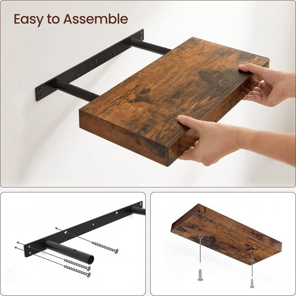 Sussex wandplank 40 x 20 cm - Bruin Sussex wandplank 40 x 20 cm - Bruin