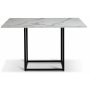 Sintorp matbord 120 cm - Vit marmor (Exklusiv marmor) + Flckborttagare fr mbler